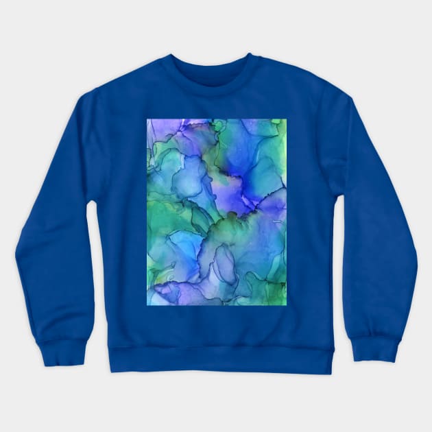 Blue Lagoon Crewneck Sweatshirt by ElviraDraat